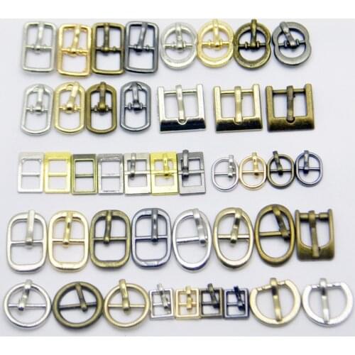 Free shipping 30pcs Mix Mini metal Buckle Metal Shoes bags Buckles Clips belt Buckles For doll clothes Bags Sewing Accessories