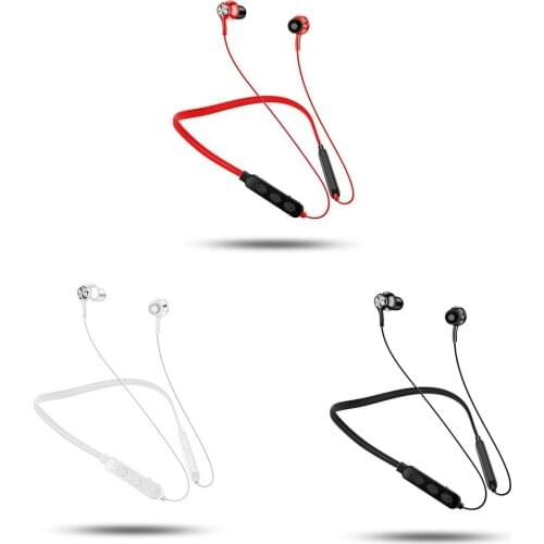 Wireless Bluetooth-compatibleEarphones Magnet stereo Bass Headset With Microphone Universal type sports waterproof headphones