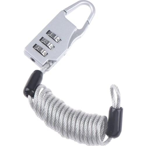 Digit Bicycle Chain Lock Anti-theft Anti-Cutting Alloy Steel Motorcycle Cycle Bike Cable Code Password Lock