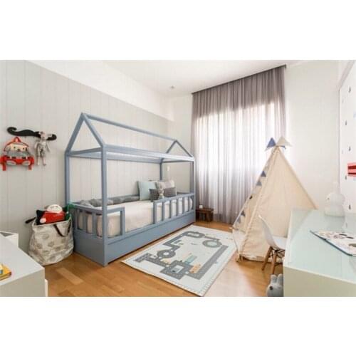 Kids Play Mat Rectangle Carpet Rugs Game Mat Car Track Rugs Road Print Crawling Mat Blanket Floor Carpet Baby Room Decoration