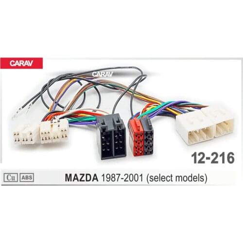 CARAV 12-216 Adapter cable ISO T-Cable for MAZDA 1987-2001 (select models) Parrot THB SOT T-Harness Adaptor ISO Wiring Lead