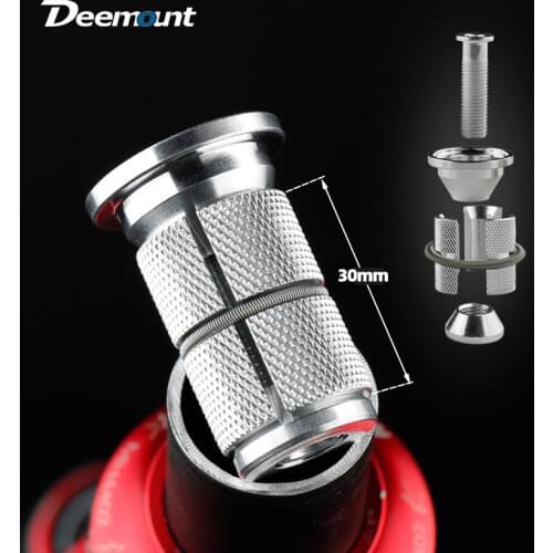 Deemount Cycle Front Fork Mount Core Bicycle Fastening Bolts Star Nuts for 1-1/8" Steerer Non-Threaded Fork
