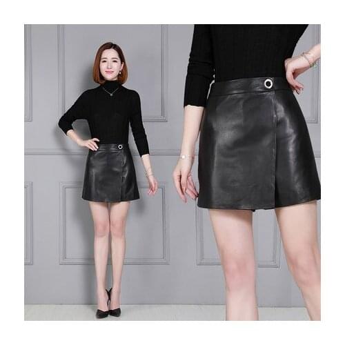 Top brand Winter Autumn and New Leather Shorts KS60 high quality