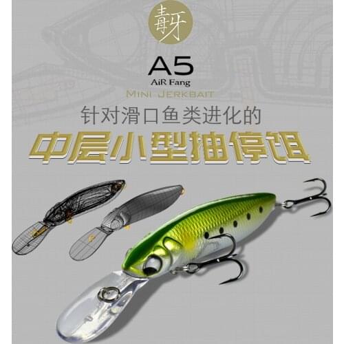 Lurefans A5 Long Shot Fishing Lure Wobbler Iscas Artificiais Floating Minnow For Sea Fishing Fishing Tackle 4g 50mm Fake Bait