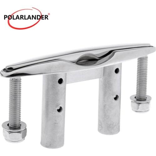 Marine Boat Yacht Flush Mount 160 mm Pop-Up 6 Inch Pull-Up 316 Stainless Steel Lift Cleat
