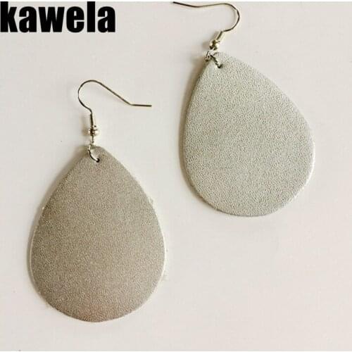 New Fashion Teardrop Leather Punk Earring, Valentines Jewelry