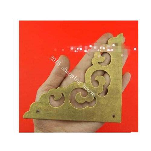11.5cm angle single-sided wrap angle of antique furniture of Chinese style furniture accessories copper trim strip