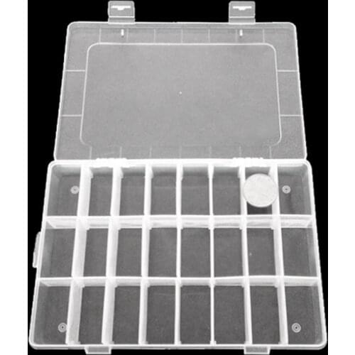 Practical Plastic Compartment Storage Jewelry Beads Box Case Holder Craft Organizer C66