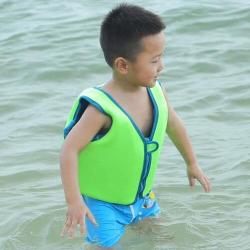 5-10 Years Old Professional Children Life Vest Jackets Neoprene Swimming Life Vest Kids Baby Learn Swimming Buoyancy Pool Float