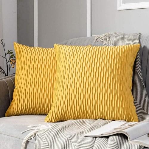 Plush Excellent Decorative Throw Pillow Case Practical Pillowcase Skin-friendly for Dorm