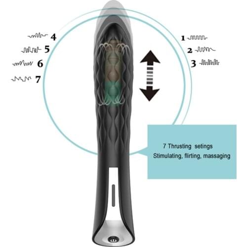 Telescopic G Spot Vibrator for Women Clitoris Thrusting Vibrators Adult Sex Machine Vaginal Stimulation Tool Female Masturbator