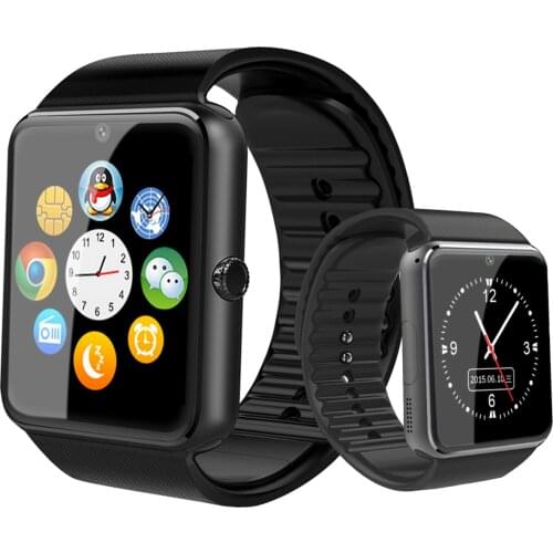 Bluetooth Smart Watch GT08 Support SIM TF Card Camera Wristwatch Phone Call Smart Watch For Android IOS Support Multi language