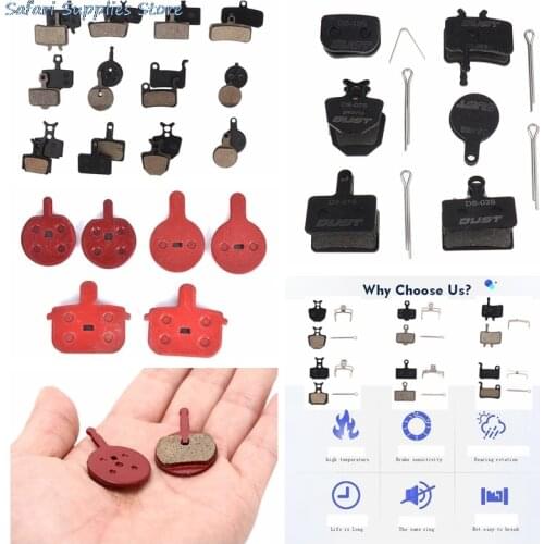 1pair Mountain Bike Cycling Copper Fiber Metal Disc Brake Pads Bike Accessories New