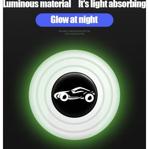 10pcs Car Night Light Damping Gasket Sound Insulation Shock Pad Door Cushion General Car Protect Door The Trunk The Hood