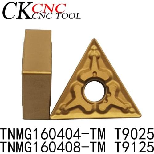 10pcs TNMG160404-TM T9025 TNMG160408-TM T9125 CNC TOOL blade insert Outside turning Hole drill