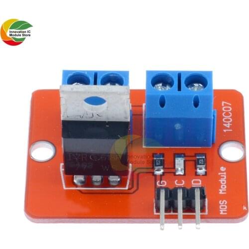 2PCS IRF520 Top Mosfet Button Mosfet Driver Module For Arduino MCU ARM For Raspberry Pi 3.3v-5V IRF520 Power MOS PWM Dimming LED