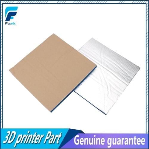 2pcs Heat Insulation Cotton Blue 200/220 10mm Thick3D Printer Heating Bed Sticker For Waohao I3 Anet A8 A2 Tronxy X2