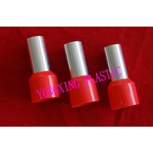 2017 freeshipping 100pcs/lot E10-12 Bootlace cooper Ferrules kit Wire Crimp Connector Insulated Cord Pin End Terminal 8 color