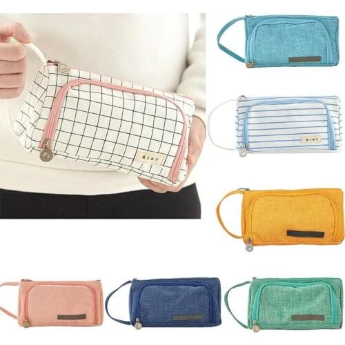 Large pencil case quality large-capacity pencil case stationery H9B9 stationery case pencil bag supplies supplies N7N3