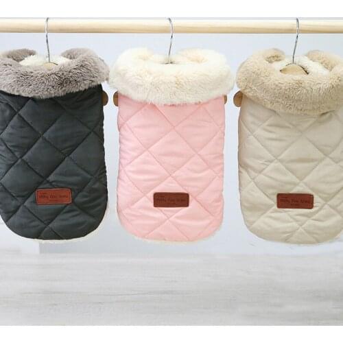 Design Dog Clothes Overalls Winter Jacket For Dog Clothing Thicken Warm Chihuahua Apparel Puppy Outfit Schnauzer Bichon Outwear