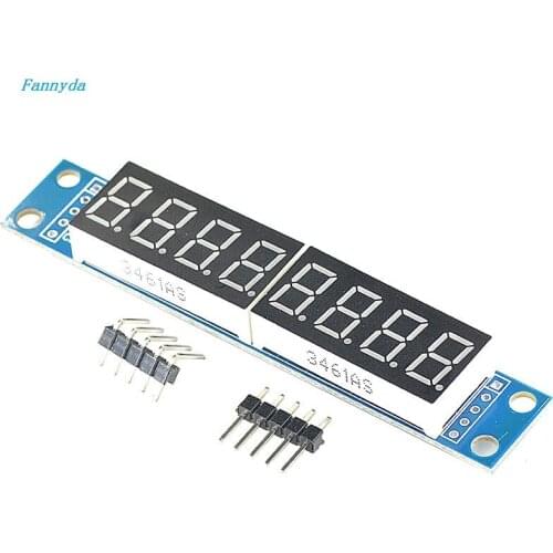 Fannyda 8 bit digital display module MAX7219 LED display module support cascade 8 bit serial 3 IO port control
