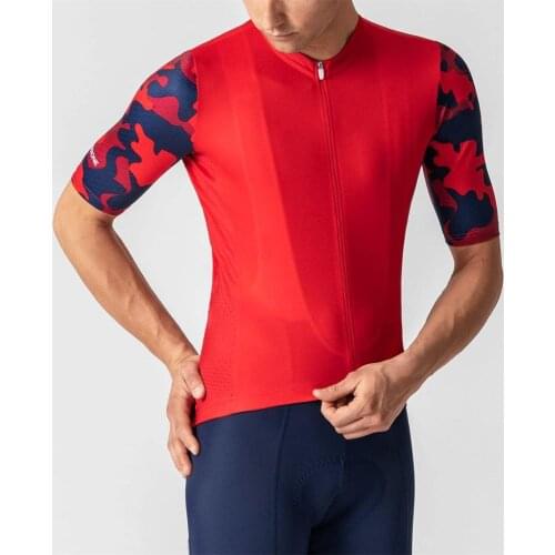 Camouflage Cycling Jersey Pro race fit bicycle shirt short sleeve Best quality Maillot Ciclismo Bike clothes Fast delivery