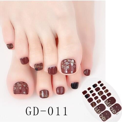 22 Tips/Sheet Nail Adhesive Nail Wraps DIY Nail Sticker Set Nails Sticker Designer Nail Art Stickers Nail Strips Nailart Sticker