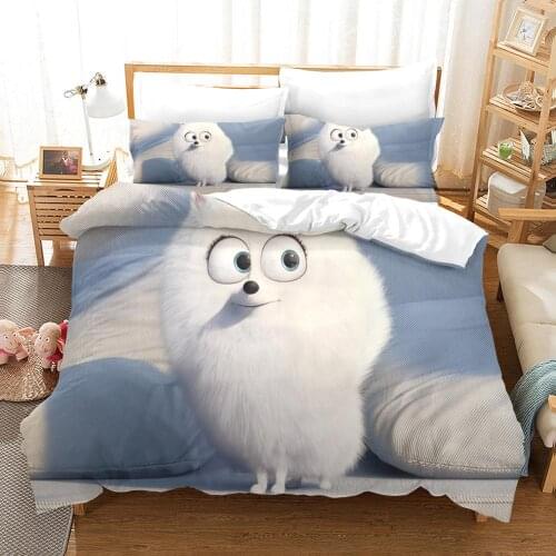Cute Animal Bedding Set Queen Size Bed Set Bed cDothes Quilt Bedspread Sheet Quilt Cover Quilt Cover Pillowcase Children Bedding
