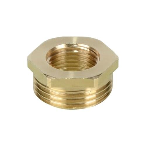 Brass Reducer M5 1/8" 1/4" 3/8" 1/2" 3/4" Male to Female BSP Threaded Reducing Bushing Adapter Plumbing Fitting Gas Air Water