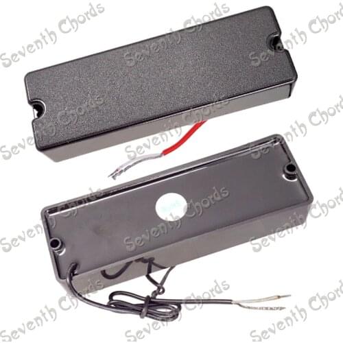 A Set of 2 Pcs Sealed 6 String Bass Guitar Pickups Humbucker - Length 114mm - Neck & Bridge