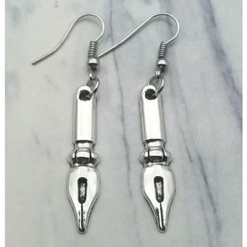 New Style Pen Earrings Ladies Punk Brush Earrings Fashion Jewelry Gifts Souvenirs