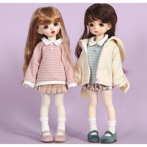 BJD doll skirt 6 points baby clothes basic style pleated skirt big 6 points 1/6 YOSD doll clothes 30 cm doll clothes accessories