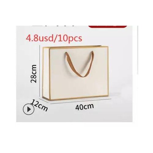 Shopping bags 40 x 28 x 12 cm ,2 Colors 500 pcs each to Guanghzou amount reduce the 2.5 KG rice bag 190 USD