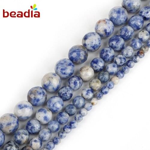 Hot Sell Dia 4/6/8/10mm White Dot Sodalite Stripe Natural Beads Dyed Faceted Crystal Clear Beads For DIY Necklace Bracelet