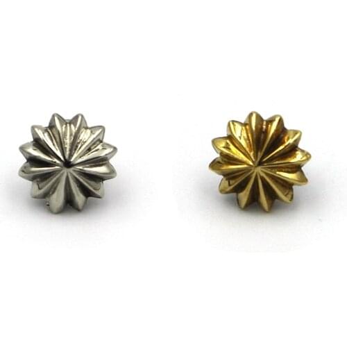 Flower Screw Rivet Conchos 10mm