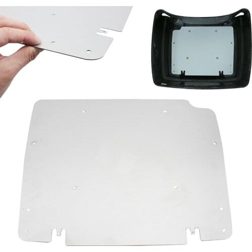 Motorcycle trunk Silver Base Plate Fits For Harley Touring FLT FLHT FLHTCU FLHRC Road King Road/Street/ Electra Glide 2014-2020