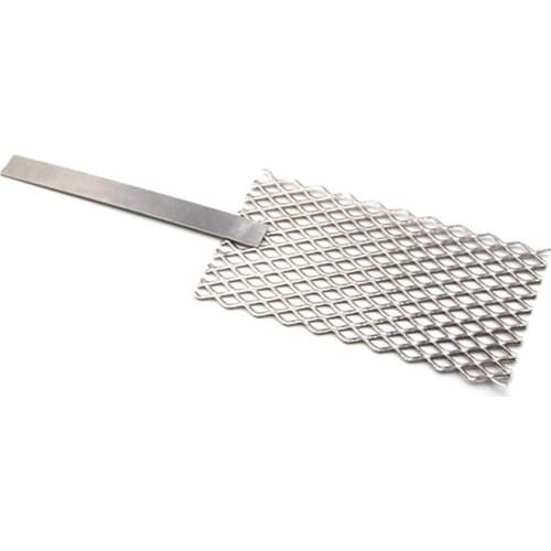 2"x4" Titanium Mesh Plate with Handle for Plating Machine Rhodium Plating Titanium Anodes Grid 1PC