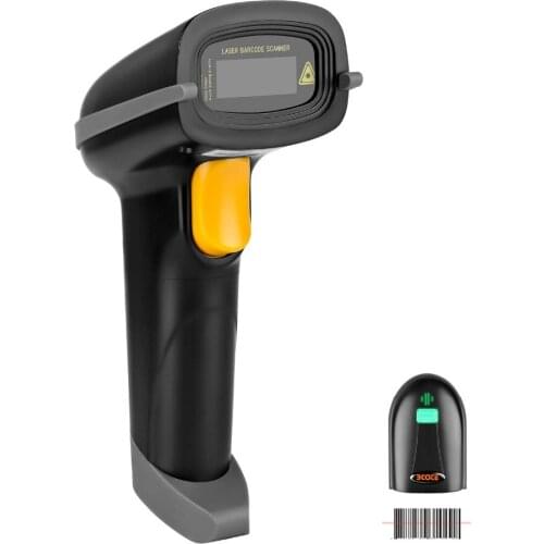 Barcode Scanner,Laser Barcode Scanner, Responsive, High Efficiency (Scanning Rate: 200 times / s), Long Scanning Distance 40 cm