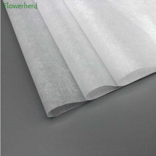 50pcs Tissue Paper Craft Paper Wrapping Paper Gift Packing Paper White Copy Paper Translucent Moisture-proof Scrapbook Paper