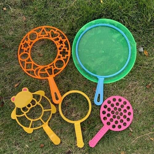 6pcs Bubble Machine Blowing Bubble Tool Soap Bubble Maker Blower Set Big Bubble Outdoor Funny Toys for Children Bubble Wand