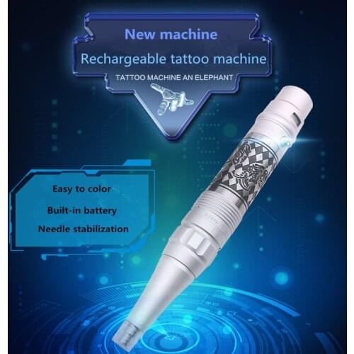 Free Shipping One Built-In Battery Rechargeable Permanent Makeup Tattoo Machine Pen Use For Tattoo Eyebrows Lips Eyeliner