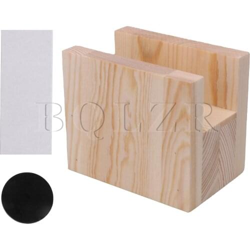 BQLZR Wood Cube Furniture Storage Riser Bed Lifters 4cm Groove 5cm Lift Height
