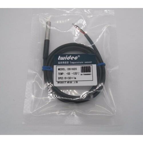 1PCS DS1820 Stainless steel package Waterproof DS18b20 temperature probe temperature sensor switch 18B20 For Arduino