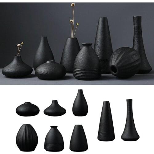 Nordic Ceramic Flower Vase Decorative Centerpieces Office Flower Arrangement