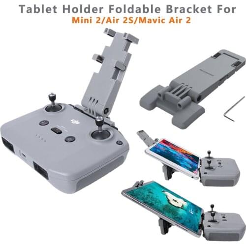Tablet Holder Compatible with DJI Mavic Mini 2 / Air 2 / Air 2S drone remote controller Foldable Tablet Holder with Neck Lanyard