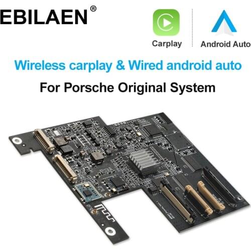 EBILAEN Wireless Carplay Module Box For Porsche Panamera Cayenne Macan Cayman Boxster 911 718 PCM 3.1 Android Auto