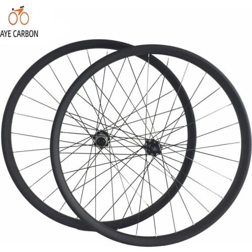 Carbon MTB bike wheels 27.5 with powerway hub 27.5 mountain bike wheelset with disc brake for sale