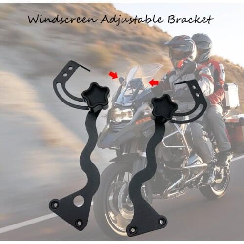 For BMW R1200GS R 1200 GS LC ADV Adventure 2014 2015 2016 2017 2018 2019 Windshield Windscreen Bracket Mounting Clamps Holder
