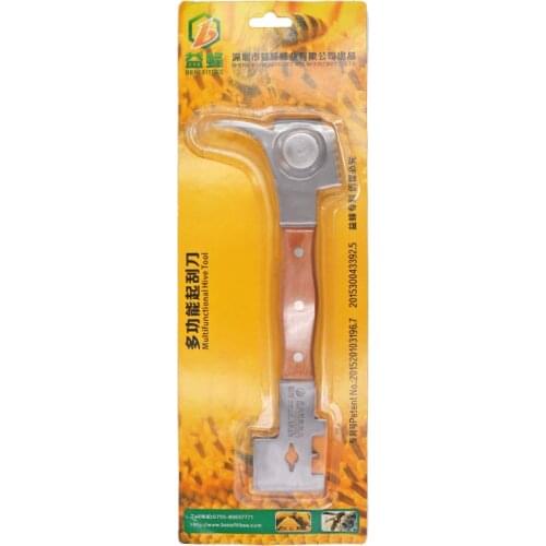 Multi-functional Scraper Bee Hive Knife Bee Honey Tools Bee Tools Stainless Steel Flow Hive Tool Bee Beekeeping Equipments
