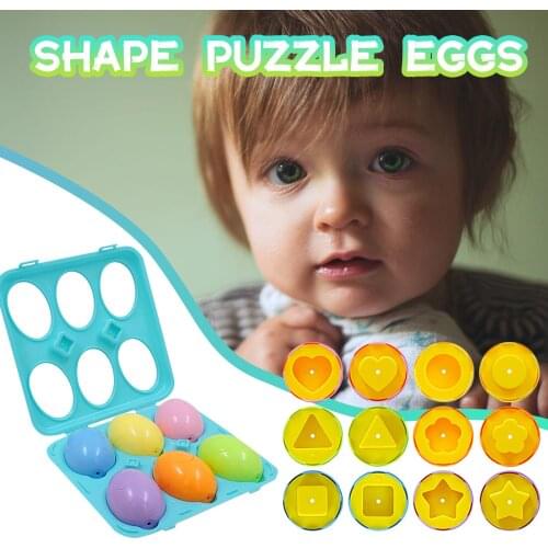 Easter shape puzzle eggs Find and Match Easter Matching Eggs recognize color matching egg fight Educational Toy for Kids Fidget